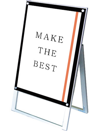 常磐精工 ポスタースタンド ポスター用スタンド看板マグネジ B2片面ブラック PSSKMN-B2KB|【店舗用品】