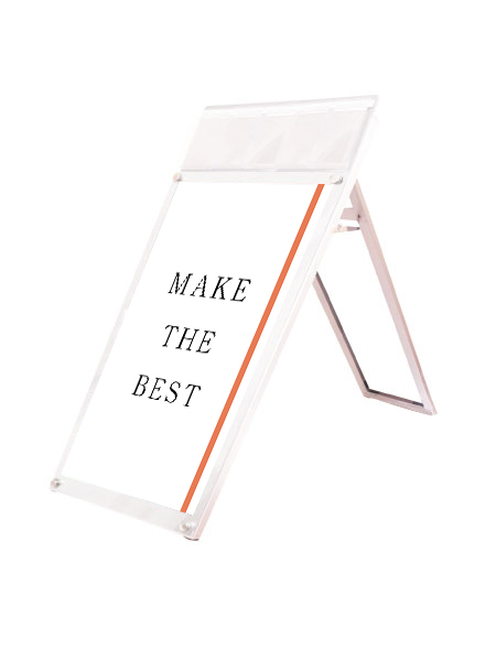 常磐精工 ポスタースタンド ポスター用スタンド看板パンフレットケース付 A1ロウ片面ホワイト(屋内用) PSSKP-A1LKW|【店舗用品】