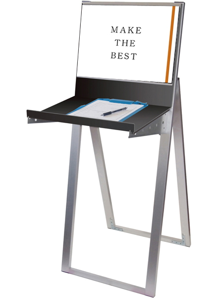 常磐精工 ラックスタンド看板 A3横ブラック RASK-A3YB|【店舗用品】