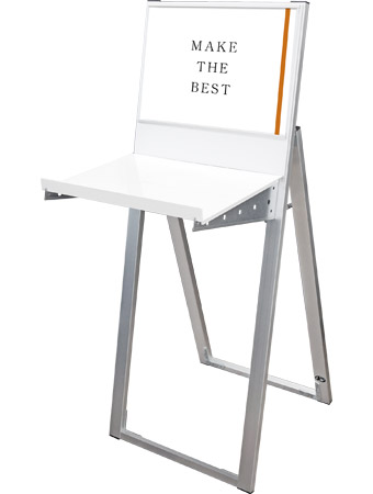 常磐精工 ラックスタンド看板 A3横ホワイト RASK-A3YW|【店舗用品】