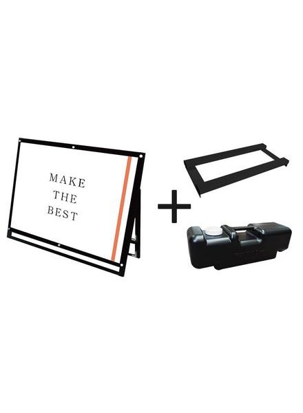 常磐精工 ポスタースタンド ブラックポスター用スタンド看板 A0横ロウ片面ブラック ウエイトアーム・水タンクセット BPSSK-A0YLKB-3SET|【店舗用品】