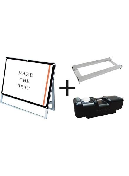 常磐精工 ポスタースタンド ポスター用スタンド看板マグネジ B1横ロウ片面ブラック ウエイトアーム・水タンクセット PSSKMN-B1YLKB-3SET|【店舗用品】