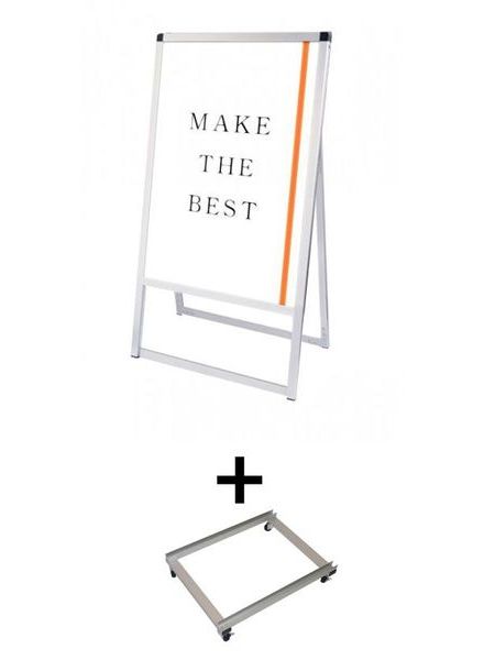 常磐精工 ポスタースタンド バリウススタンド看板LED A1片面 アームキャスターセット VASKLED-A1K-KSET|【店舗用品】