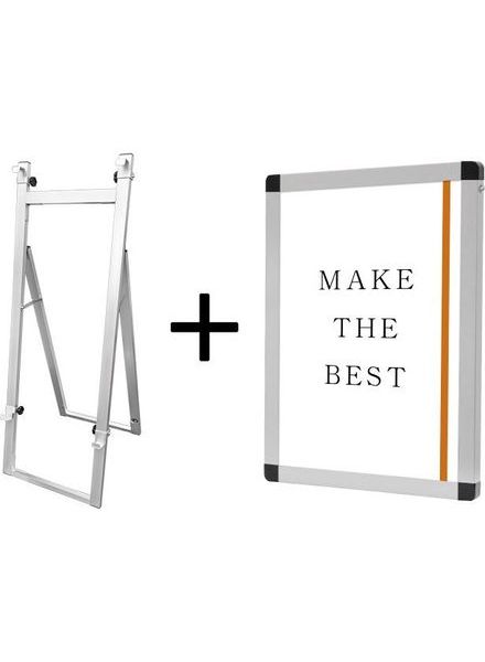 常磐精工 パネルスタンド アルミニューイーゼルM A2パネルセット ANEZ-M-VPA2-SET|【店舗用品】