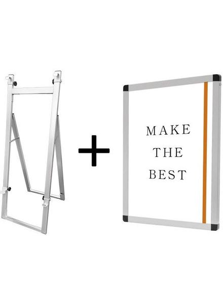 常磐精工 パネルスタンド アルミニューイーゼルM B2パネルセット ANEZ-M-VPB2-SET|【店舗用品】