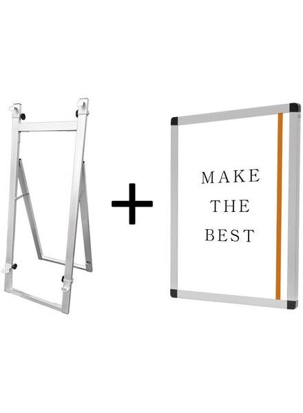 常磐精工 パネルスタンド アルミニューイーゼルS B2パネルセット ANEZ-S-VPB2-SET|【店舗用品】