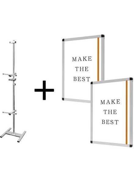 常磐精工 PAパネルスタンドコンビ23G-CB A1パネルセット PA23G-CB-VPA1A1-SET|【店舗用品】