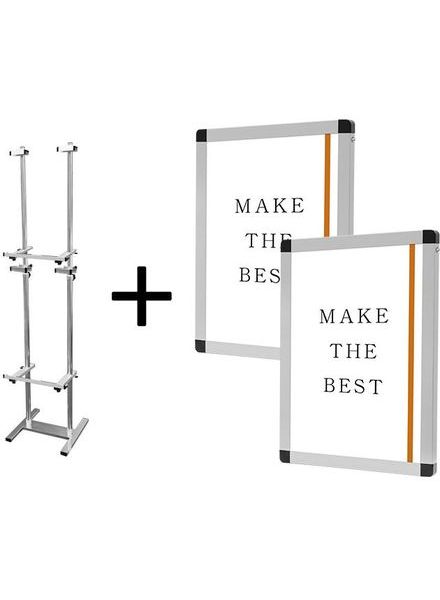 常磐精工 PAパネルスタンドコンビ23TW-CB A2パネルセット PA23TW-CB-VPA2A2-SET|【店舗用品】