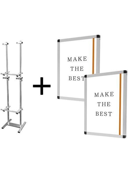 常磐精工 PAパネルスタンドコンビ23TW-CB B2パネルセット PA23TW-CB-VPB2B2-SET|【店舗用品】