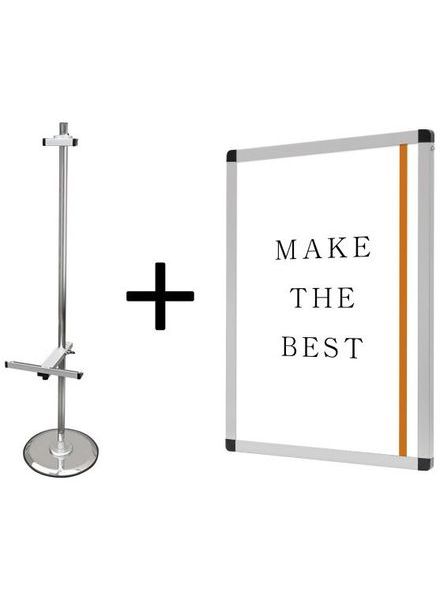 常磐精工 PAパネルスタンド14M 片面 A1パネルセット PA14M-VPA1-SET|【店舗用品】