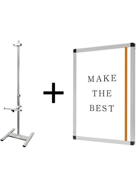 常磐精工 PAパネルスタンド15G-B 片面 A1パネルセット PA15G-B-VPA1-SET|【店舗用品】