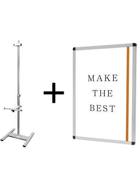 常磐精工 PAパネルスタンド15G-B 片面 B1パネルセット PA15G-B-VPB1-SET|【店舗用品】