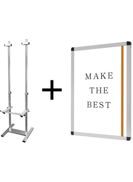 常磐精工 PAパネルスタンド15TW-B 片面 A1パネルセット PA15TW-B-VPA1-SET|【店舗用品】