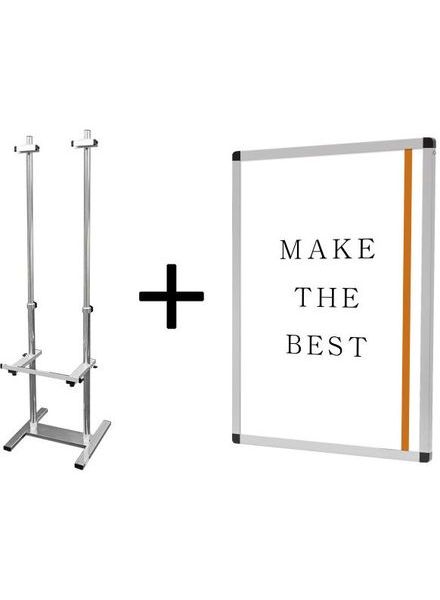 常磐精工 PAパネルスタンド15TW-B 片面 B1パネルセット PA15TW-B-VPB1-SET|【店舗用品】