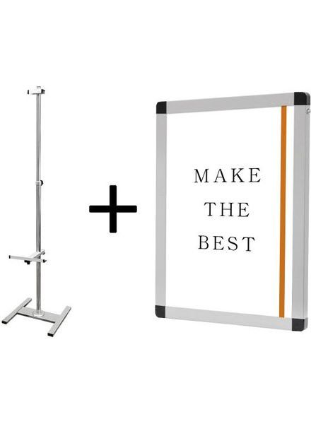 常磐精工 PAパネルスタンド23G-B 片面 A2パネルセット PA23G-B-VPA2-SET|【店舗用品】