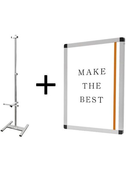 常磐精工 PAパネルスタンド23G-B 片面 B2パネルセット PA23G-B-VPB2-SET|【店舗用品】