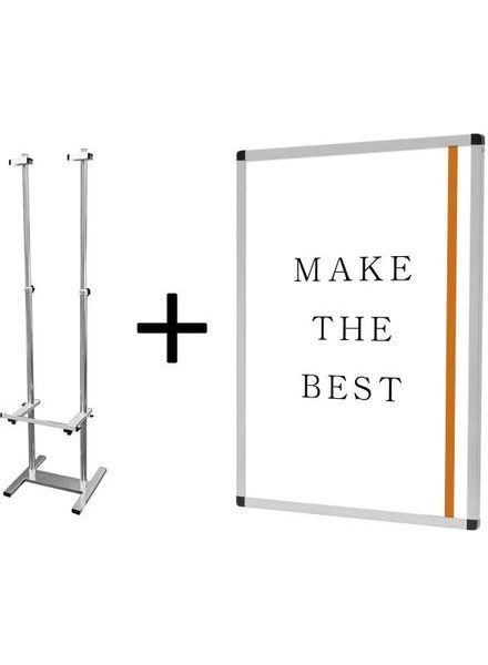 常磐精工 PAパネルスタンド23TW-B 片面 A0パネルセット PA23TW-B-VPA0-SET|【店舗用品】