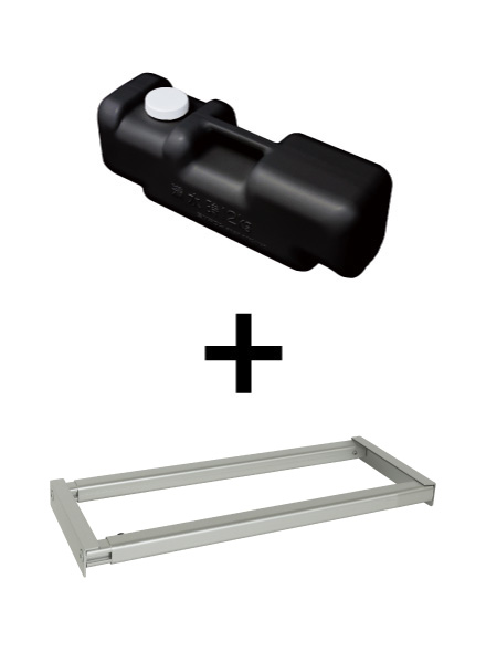 常磐精工 専用オプション A型看板・ポールサイン用 スマートウエイトアームフリー530 水タンクセット SMSKWF-530-BWSET