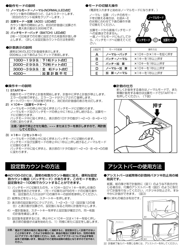 日本機器通販 / AD-100-02