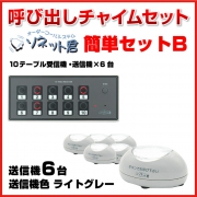 メーカー在庫限り ソネット君 簡単セットB ライトグレー