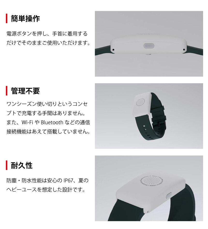 カナリア Plus 熱中症対策 ウォッチ HM1020 の商品ページ｜日本機器通販