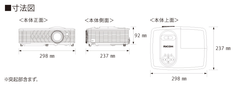 リコー RICOH PJ WX2440-www.malaikagroup.com