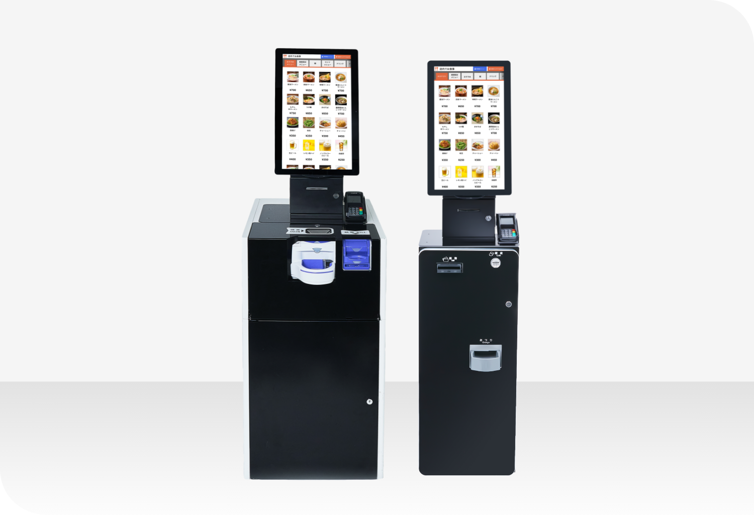 CASHIER キャッシャー 現金対応券売機（グローリー社製自動釣銭機） の